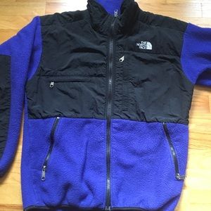 The North Face Black and Purple Fleece Jacket